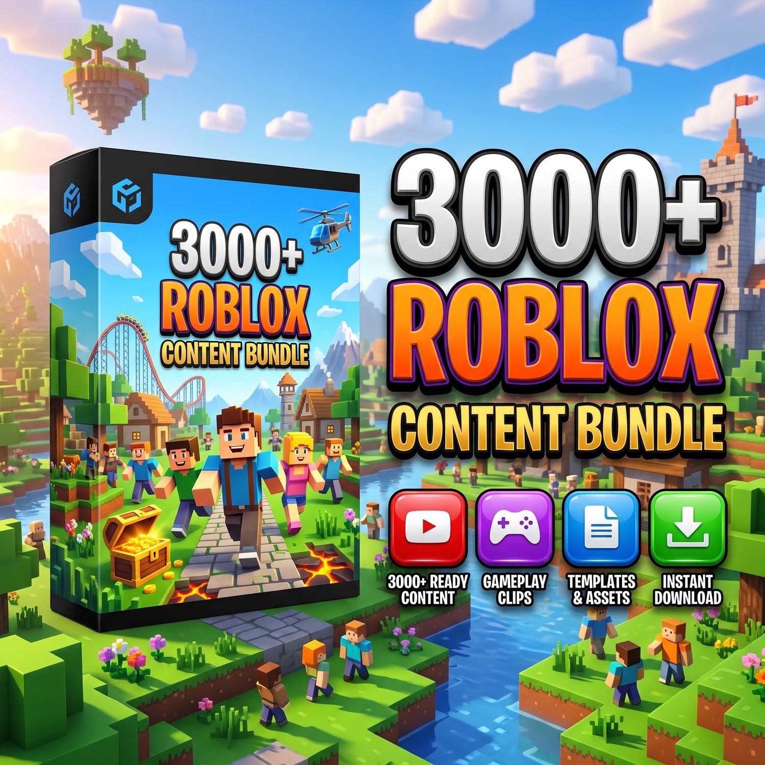Roblox Game Reels Bundle. 3000+ videos