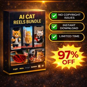 1000+ Viral AI Cat Story Reels Bundle: TikTok, Instagram