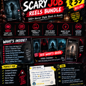 500+Scary Job 😰😲 Bundle