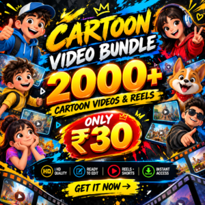 2000+ LONG CARTOON VIDEO BUNDLE 💥