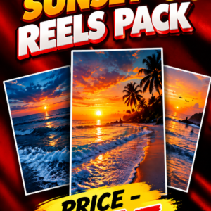 Ocean and sunset reels pack