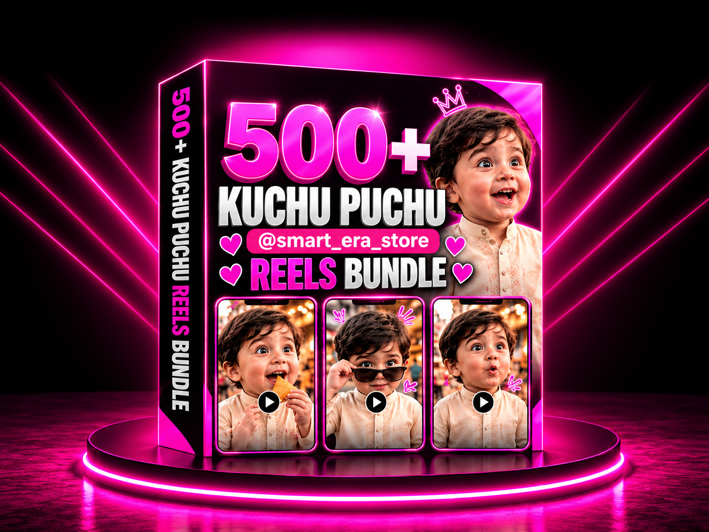 500+ Viral AI Kuchu Puchu Reels Bundle
